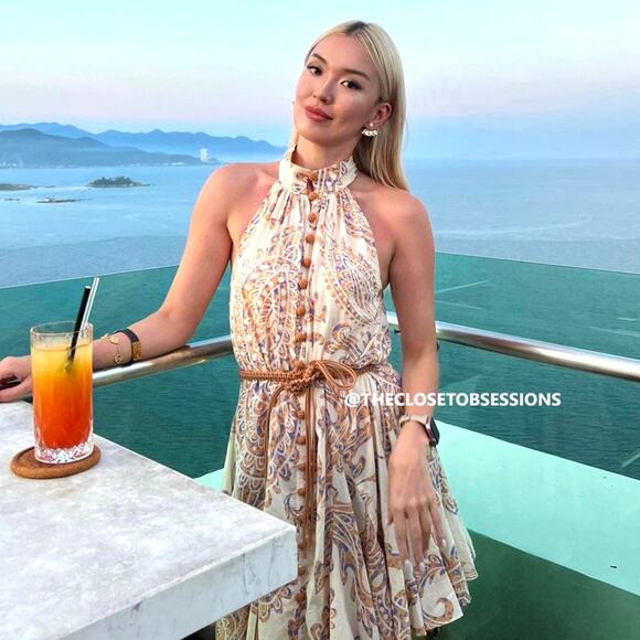 ZARA BLOGGER FAVE!!! High Collar Short Dress NWT - Picture 8 of 16